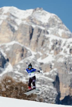 PARALYMPICS - Winter Paralympics Milano Cortina 2026 CORTINA D AMPEZZO,ITALY,05.MAR.26 - PARALYMPICS - Paralympic Winter games, Winterspiele,Spiele, Summer games Milano Cortina 2026, preview, Para Snowboard, training. Image shows Oliver Dreier (AUT).  GEPAxpictures xMaticxKlansek