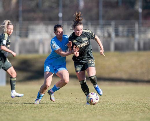 Soccer, Women, Test match, Season 2025 2026, FC Viktoria 1889 Berlin 1 FC Union Berlin, f l Senanur Yavuz Viktoria , Ida Heikkinen 1 FC Union , 05 03 2026, Copyright: xSebastianxRäppold MatthiasxKochx