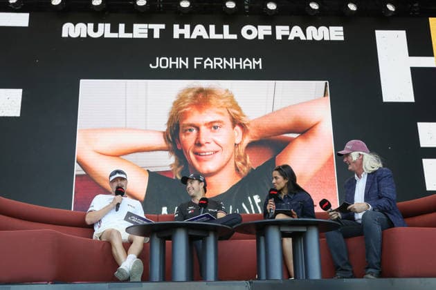 March 5, 2026: VALTTERI BOTTAS and SERGIO PEREZ of Team Cadillac on stage at the Fan Forum Event at the 2026 Australian Formula 1 Grand Prix on March 05, 2026 in Melbourne, Australia F1 2026: Australian Grand Prix  - ZUMAa155 20260305_aaa_a155_030 Copyright: xChristopherxKhouryx