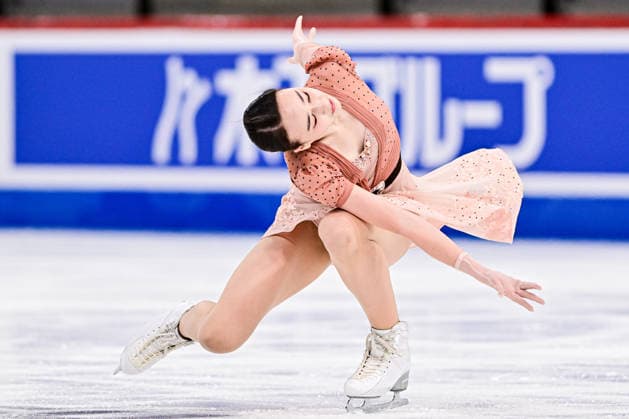 Polina DZSUMANYIJAZOVA (HUN), during Junior Women Short Program, at the ISU Figure skating, Eiskunstlauf Junior World Championships 2026, at Tondiraba Ice Hall, on March 05, 2026 in Tallinn, Estonia. Noxthirdxpartyxsales  aflo_322297605