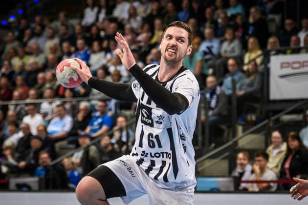 Hendrik Pekeler THW Kiel, 61 GER, TVB Stuttgart THW Kiel, DAIKIN HBL, Handball, Bundesliga, 24 Matchday, Season 2025 2026, 05 03 2026 GER, TVB Stuttgart THW Kiel, DAIKIN HBL, Handball, Bundesliga, 24 Matchday, Season 2025 2026, 05 03 2026 Stuttgart Copyright: xSandyxDinkelackerx EP_SDR