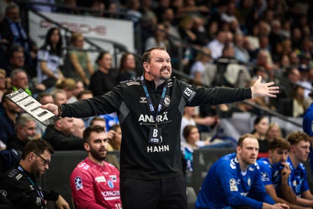 Misha Kaufmann TVB Stuttgart, Coach GER, TVB Stuttgart THW Kiel, DAIKIN HBL, Handball, Bundesliga, 24 Matchday, Season 2025 2026, 05 03 2026 GER, TVB Stuttgart THW Kiel, DAIKIN HBL, Handball, Bundesliga, 24 Matchday, Season 2025 2026, 05 03 2026 Stuttgart Copyright: xSandyxDinkelackerx EP_SDR