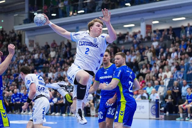 05 03 2026, xydrx, Handball, 1 HBL, VfL Gummersbach TBV Lemgo Lippe, Schwalbe Arena Lukas Hutecek TBV Lemgo Lippe 2 throwing on goal Photo xYannisxDreimannxPressefotoKochx Nordrhein Westfahlen Germany