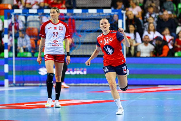2026.03.05 Lubin pilka reczna EHF Euro Cup 2026 Polska - Norwegia N z Anniken Wollik Foto Pawel Andrachiewicz PressFocus 2026.03.05 Lubin Handball - Women EHF Euro Cup 2026 Poland - Norway Anniken Wollik Credit: Pawel Andrachiewicz PressFocus NEWSPIX.PL --- newspix.pl 