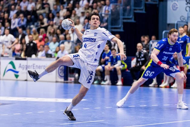 DAIKIN Handball Bundesliga VfL Gummersbach TBV Lemgo Lippe 05 03 2026 Samuel Zehnder TBV Lemgo Lippe, 4 throws a seven-meter DAIKIN Handball Bundesliga VfL Gummersbach TBV Lemgo Lippe Gummersbach, Schwalbe arena on 05 03 2026 Copyright: xBEAUTIFULxSPORTS Wunderlx