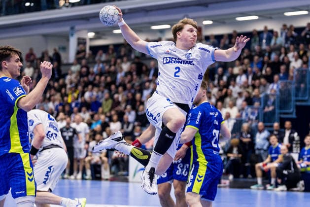 DAIKIN Handball Bundesliga VfL Gummersbach TBV Lemgo Lippe 05 03 2026 Lukas Hutecek TBV Lemgo Lippe, 2 in the throw DAIKIN Handball Bundesliga VfL Gummersbach TBV Lemgo Lippe Gummersbach, Schwalbe arena on 05 03 2026 Copyright: xBEAUTIFULxSPORTS Wunderlx
