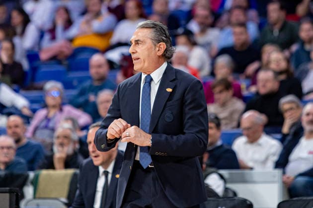 2026 Euroleague basketball Real Madrid v Virtus Bologna March 5th 5th March 2026 Movistar Arena Madrid, Spain Euroleague Basketball Spain, Real Madrid vs Virtus Bologna Sergio Scariolo coach Real Madrid Madrid Spain Basketball Copyright: xAlbaxPachecox xAgenciaxLOFx