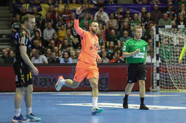 05 03 2026, xgox, Handball EHF Champions League SC Magdeburg FC Barcelona v l Aleix Gomez Barcelona, 20 jubilation, goal celebration, celebrate the goal, celebration Magdeburg