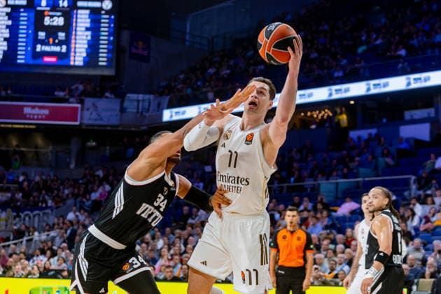 2026 Euroleague basketball Real Madrid v Virtus Bologna March 5th 5th March 2026 Movistar Arena Madrid, Spain Euroleague Basketball Spain, Real Madrid vs Virtus Bologna Mario Hezonja Madrid Spain Basketball Copyright: xAlbaxPachecox xAgenciaxLOFx