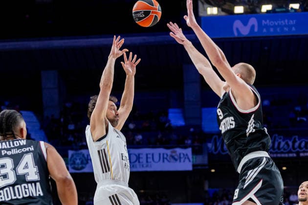 2026 Euroleague basketball Real Madrid v Virtus Bologna March 5th 5th March 2026 Movistar Arena Madrid, Spain Euroleague Basketball Spain, Real Madrid vs Virtus Bologna Sergio Llull Real Madrid Madrid Spain Basketball Copyright: xAlbaxPachecox xAgenciaxLOFx