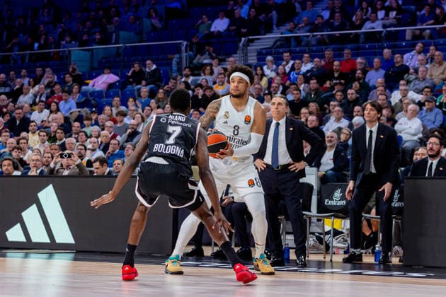 2026 Euroleague basketball Real Madrid v Virtus Bologna March 5th 5th March 2026 Movistar Arena Madrid, Spain Euroleague Basketball Spain, Real Madrid vs Virtus Bologna Chuma Okeke Real Madrid Madrid Spain Basketball Copyright: xAlbaxPachecox xAgenciaxLOFx