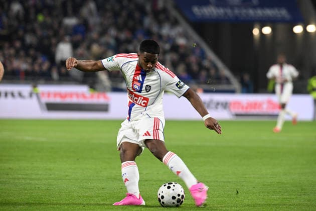 Football : Olympique lyonnais vs Lens - French Cup - 05 03 2026 ENDRICK of Lyon during the French Cup Quarts final match between Olympique Lyonnais and Lens at Groupama Stadium Decines Charpieu Lyon on March 05 2026 , France LYONFrance  Copyright: xMouradxAllilix