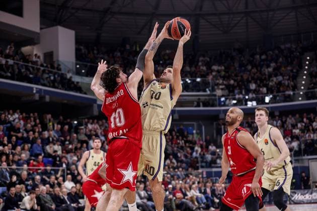 Nicolas Laprovittola EA7 Emporio Armani Olimpia Milano - FC Barcelona, Barca EuroLeague 2025 2026 Milano, 05 03 2026 Foto AlessiaDoniselli Ciamillo-Castoria  Copyright: xAlessiaxDonisellix