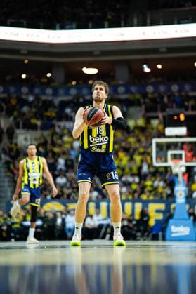 Fenerbahce Beko Istanbul v AS Monaco - Euroleague 2025 2026 Mikael Jantunen, 18 of Fenerbahce Beko, takes free throws during the EuroLeague Regular Season Round 30 match between Fenerbahce Beko Istanbul and AS Monaco at Ulker Sports Arena in Istanbul, Turkey, on March 5, 2026. Istanbul Istanbul Turkey  Copyright: xYagizxGurtugx originalFilename:gurtug-fenerbah260305_npDZa.jpg
