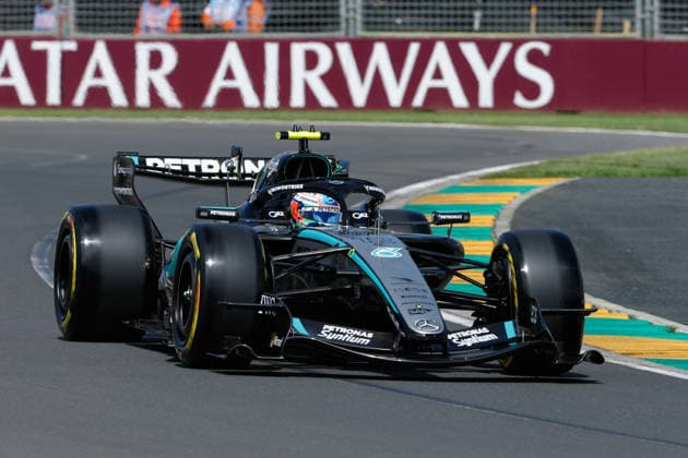 6th March 2026: Melbourne Grand Prix Circuit, Melbourne, Victoria, Australia: Formula One Australian Grand Prix, Free Practice Day; Isack Hadjar of France driving the 6 Oracle Red Bull Racing RB22 Red Bull Ford enters turn 2  DavidxWoodley Content restricted for UK based newspaper