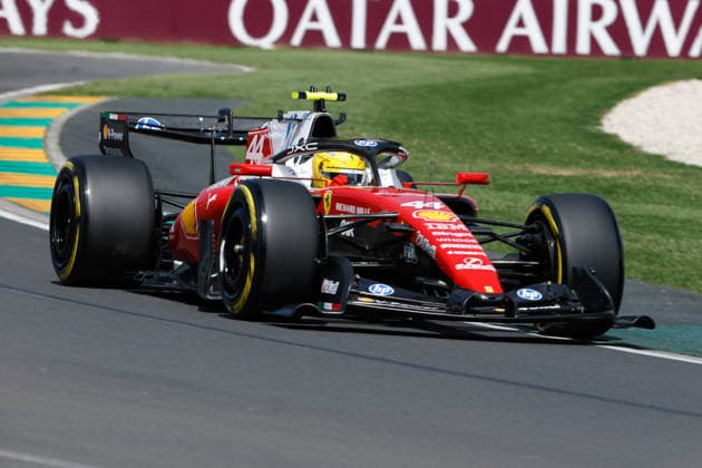 6th March 2026: Melbourne Grand Prix Circuit, Melbourne, Victoria, Australia: Formula One Australian Grand Prix, Free Practice Day; Lewis Hamilton of the United Kingdom driving the 44 Scuderia Ferrari SF 26 Ferrari  DavidxWoodley Content restricted for UK based newspaper