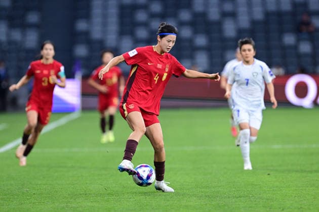 SOCCER ASIAN CUP UZBEKISTAN CHINA, Wang Linlin of China during the AFC Women™s Asian Cup Group B match between Uzbekistan and China at CommBank Stadium in Sydney, Friday, March 6, 2026. ( NO ARCHIVING, EDITORIAL USE ONLY SYDNEY NEW SOUTH WALES AUSTRALIA  Copyright: xDEANxLEWINSx 20260306130853123128