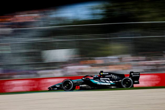 F1 - AUSTRALIAN GRAND PRIX 2026 63 RUSSELL George (gbr), Mercedes AMG F1 Team W17, action during the Formula 1 Qatar Airways Australian Grand Prix 2026, 1st round of the 2026 Formula One World Championship, WM, Weltmeisterschaft from March 6 to 8, 2026 on the Albert Park Circuit, in Melbourne, Australia - MelbourneAustralia  Copyright: xXavixBonillax