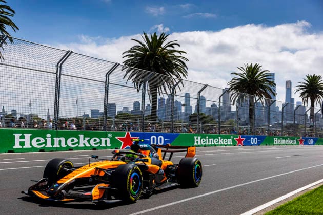 F1 - AUSTRALIAN GRAND PRIX 2026 01 NORRIS Lando (gbr), McLaren F1 Team MCL40, action during the Formula 1 Qatar Airways Australian Grand Prix 2026, 1st round of the 2026 Formula One World Championship, WM, Weltmeisterschaft from March 6 to 8, 2026 on the Albert Park Circuit, in Melbourne, Australia - MelbourneAustralia  Copyright: xDPPIx