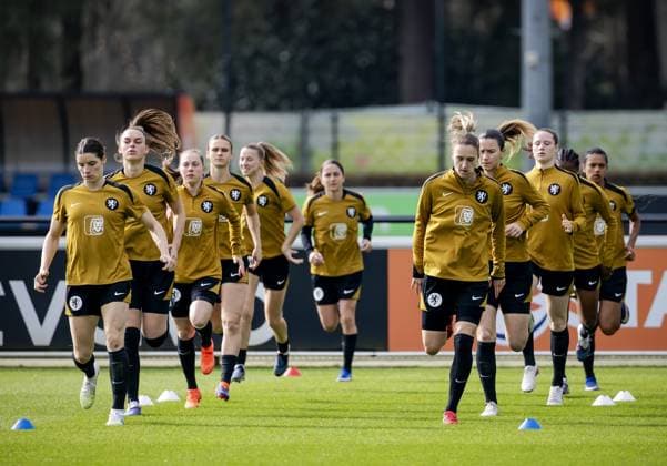 Football, Women, World Cup Qualifiers, National Team Netherlands, Training