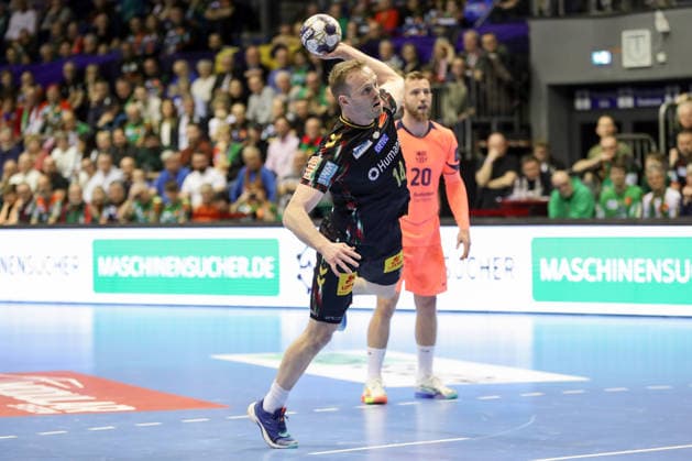 05 03 2026, xgox, Handball EHF Champions League SC Magdeburg FC Barcelona v l Omar Ingi Magnusson Magdeburg, 14 at seven-meter Magdeburg