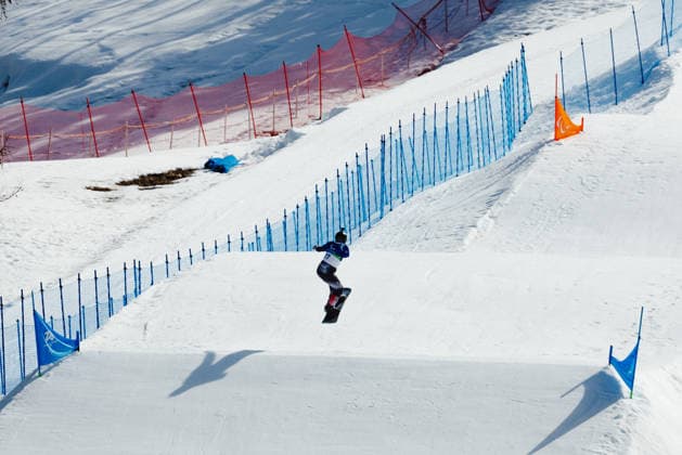 PARALYMPICS - Winter Paralympics Milano Cortina 2026 CORTINA D AMPEZZO,ITALY,06.MAR.26 - PARALYMPICS - Paralympic Winter games, Winterspiele,Spiele, Summer games Milano Cortina 2026, preview, Para Snowboard, training. Image shows Oliver Dreier (AUT).  GEPAxpictures xMaticxKlansek