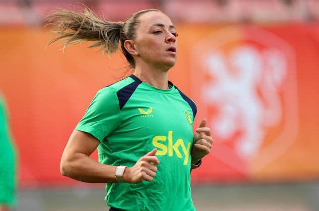 Republic of Ireland WNT Squad Training, Stadion Galgenwaard, Utrecht, Netherlands 6 3 2026 Katie McCabe Katie McCabe 6 3 2026  Copyright: x INPHO RyanxByrnex RB1_9622