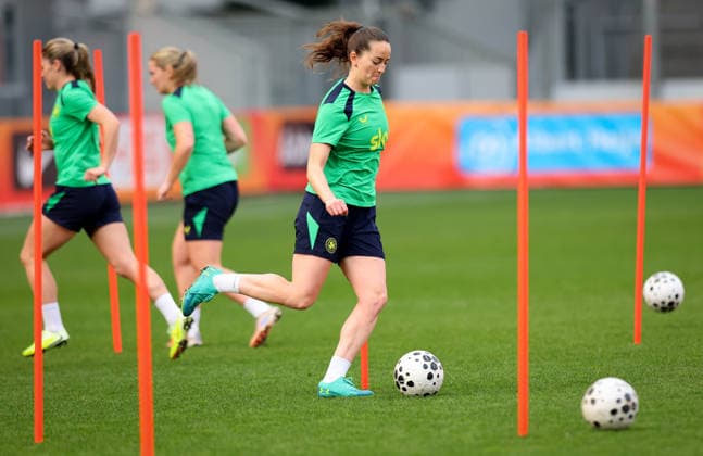 Republic of Ireland WNT Squad Training, Stadion Galgenwaard, Utrecht, Netherlands 6 3 2026 Anna Patten Anna Patten 6 3 2026  Copyright: x INPHO RyanxByrnex RB1_0279