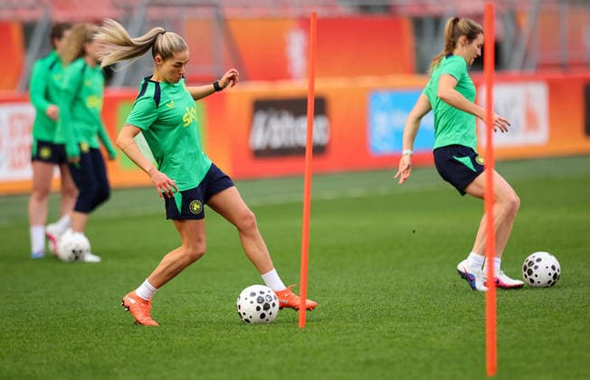 Republic of Ireland WNT Squad Training, Stadion Galgenwaard, Utrecht, Netherlands 6 3 2026 Tara O™Hanlon Tara O™Hanlon 6 3 2026  Copyright: x INPHO RyanxByrnex RB1_0421
