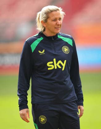 Republic of Ireland WNT Squad Training, Stadion Galgenwaard, Utrecht, Netherlands 6 3 2026 Head Coach Carla Ward Carla Ward 6 3 2026  Copyright: x INPHO RyanxByrnex RB1_8855