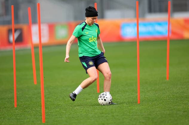 Republic of Ireland WNT Squad Training, Stadion Galgenwaard, Utrecht, Netherlands 6 3 2026 Ruesha Littlejohn Ruesha Littlejohn 6 3 2026  Copyright: x INPHO RyanxByrnex RB1_0262