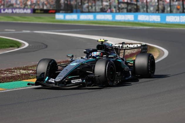 F1 Grand Prix Of Australia - Practice Andrea Kimi Antonelli of Italy drives the (12) Mercedes AMG Petronas F1 Team W17 on track during practice ahead of the F1 Grand Prix of Australia at Albert Park Grand Prix Circuit in Melbourne, Australia, on March 6, 2026. Melbourne Australia  Copyright: xNorvikxAlaverdianx originalFilename:alaverdian-f1grandp260306_npWU5.jpg