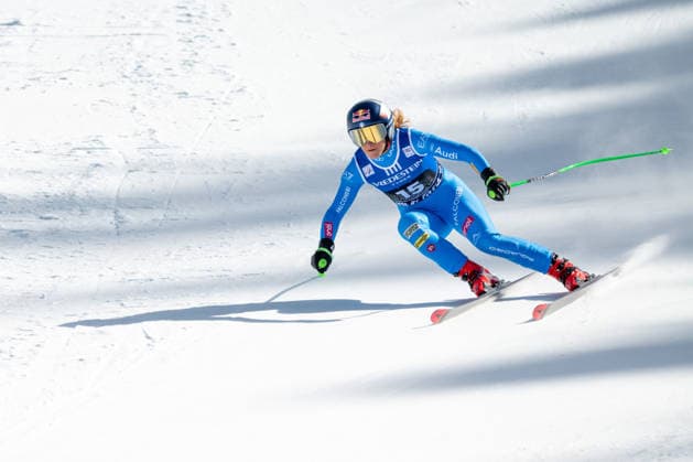 Sofia Goggia (ITA) during downhill during Audi FIS Ski World Cup - Women s Downhill, Alpine Skiing race in Val di Fassa, Italy, March 06 2026  Copyright: xElenaxPrati IPAxSportx xipa-agency.netx xx IPA_72458411 IPA_Agency_IPA72458411