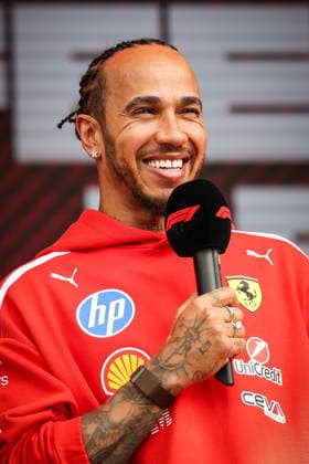 March 6, 2026, Melbourne, Victoria, Australia: MELBOURNE, AUSTRALIA - MARCH 06 2026: Lewis Hamilton of Scuderia Ferrari HP during the fan forum at the 2026 Australian Grand Prix at Albert Park in Melbourne, Australia Melbourne Australia - ZUMAp121 20260306_zsp_p121_113 Copyright: xChrisxPutnamx