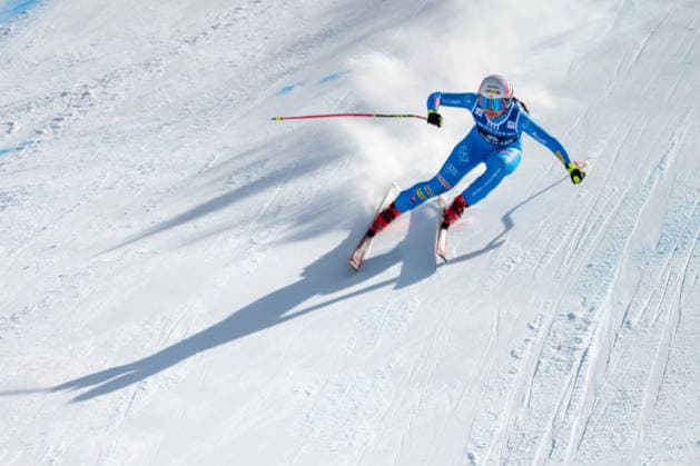 Nicol Delago (ITA) during downhill during Audi FIS Ski World Cup - Women s Downhill, Alpine Skiing race in Val di Fassa, Italy, March 06 2026  Copyright: xElenaxPrati IPAxSportx xipa-agency.netx xx IPA_72458778 IPA_Agency_IPA72458778