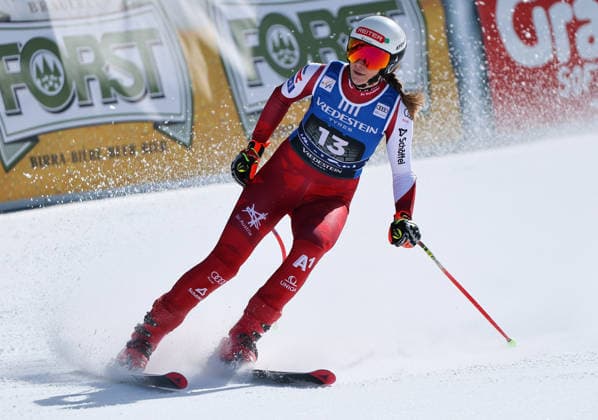 ALPINE SKIING - FIS WC Val di Fassa VAL DI FASSA,ITALY,06.MAR.26 - ALPINE SKIING - FIS World Cup, downhill, ladies. Image shows Mirjam Puchner (AUT).  GEPAxpictures xThomasxBachun