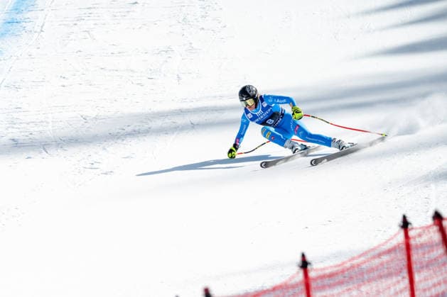 Laura Pirovano (ITA) during downhill during Audi FIS Ski World Cup - Women s Downhill, Alpine Skiing race in Val di Fassa, Italy, March 06 2026  Copyright: xElenaxPrati IPAxSportx xipa-agency.netx xx IPA_72457198 IPA_Agency_IPA72457198