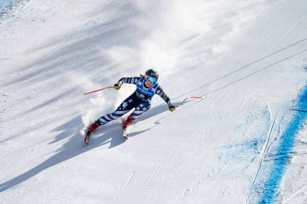 INVERNALI - Alpine Skiing - Audi FIS Ski World Cup - Women s Downhill Breezy Johnson (USA) during downhill during Audi FIS Ski World Cup - Women s Downhill, Alpine Skiing race in Val di Fassa, Italy, March 06 2026 Val di Fassa Italy  Copyright: xIPAxSport ABACAx