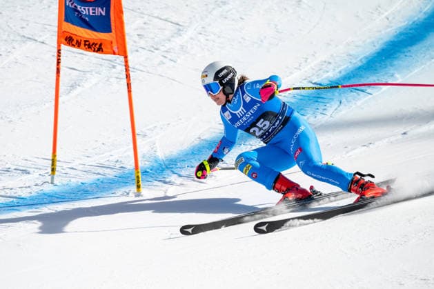 INVERNALI - Alpine Skiing - Audi FIS Ski World Cup - Women s Downhill Nadia Delago (ITA) during downhill during Audi FIS Ski World Cup - Women s Downhill, Alpine Skiing race in Val di Fassa, Italy, March 06 2026 Val di Fassa Italy  Copyright: xIPAxSport ABACAx