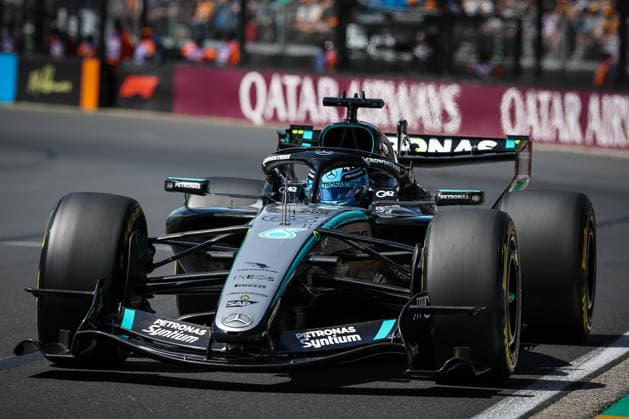 March 6, 2026, Melbourne, Victoria, Australia: MELBOURNE, AUSTRALIA - MARCH 06 2026: George Russell of Great Britain drives the Mercedes-AMG Petronas F1 Team W17 during Free Practice Session 1 at the 2026 Australian Grand Prix at Albert Park in Melbourne, Australia 2026 Formula 1 Australian Grand Prix - Friday  - ZUMAp121 20260306_zsp_p121_151 Copyright: xChrisxPutnamx
