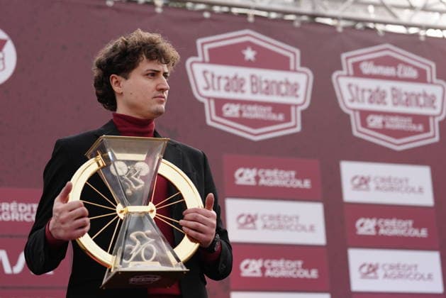The Cup during the team presentation of the Strade Bianche e Strade Bianche Women cycling race in Siena - Tuscany - Italy - Friday, March 6 2026. - cycling  Copyright: xPaolone xLaPressex