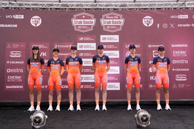 TOP GIRLS FASSA BORTOLO during the team presentation of the Strade Bianche e Strade Bianche Women cycling race in Siena, Tuscany - Italy - Friday, March 6, 2026. - cycling  Copyright: xFabioxFerrari LaPressex