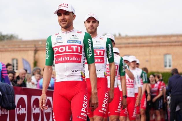 TEAM POLTI VISIT MALTA during the team presentation of the Strade Bianche e Strade Bianche Women cycling race in Siena - Tuscany - Italy - Friday, March 6 2026. - cycling  Copyright: xPaolone xLaPressex