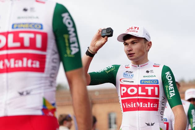 TEAM POLTI VISIT MALTA during the team presentation of the Strade Bianche e Strade Bianche Women cycling race in Siena - Tuscany - Italy - Friday, March 6 2026. - cycling  Copyright: xPaolone xLaPressex