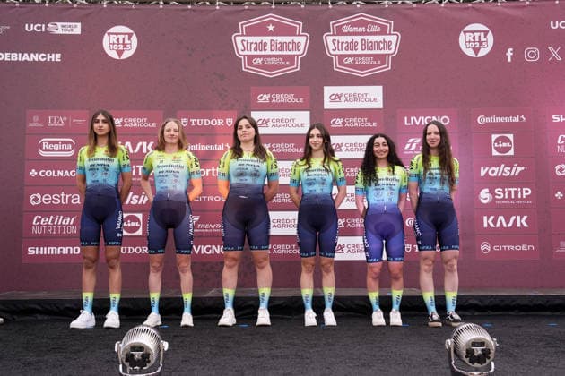 AROMITALIA VAIANO during the team presentation of the Strade Bianche e Strade Bianche Women cycling race in Siena, Tuscany - Italy - Friday, March 6, 2026. - cycling  Copyright: xFabioxFerrari LaPressex
