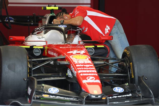 44 Lewis Hamilton GBR Scuderia Ferrari HP ITA Ferrari SF 26 during the Free Practices of Qatar Airways Australian Grand Prix of Formula One at the Albert Park Circuit in Melbourne on Australia on March 06, 2026 in Melbourne, Australia Photo by Philippe Nanchino Eurasia Sport Images Melbourne Albert Park Circuit Australia Copyright: x x2026xEurasiaxSportxImagesx jp-en-EuSpIm-MPS_PPN_GP.F1_Australia_06Mar2026_AU026