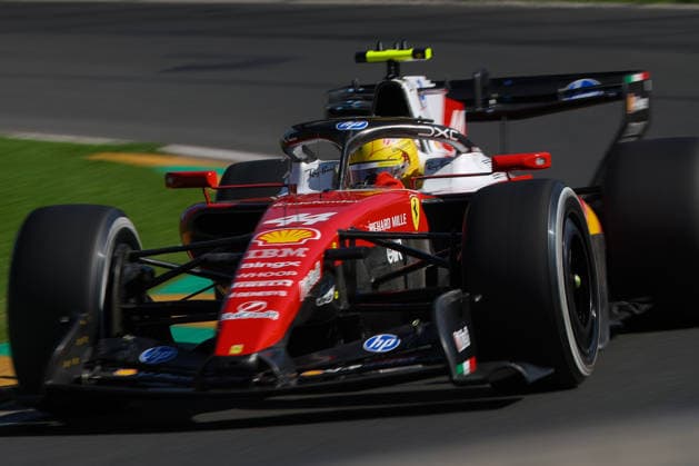 44 Lewis Hamilton GBR Scuderia Ferrari HP ITA Ferrari SF 26 during the Free Practices of Qatar Airways Australian Grand Prix of Formula One at the Albert Park Circuit in Melbourne on Australia on March 06, 2026 in Melbourne, Australia Photo by Philippe Nanchino Eurasia Sport Images Melbourne Albert Park Circuit Australia Copyright: x x2026xEurasiaxSportxImagesx jp-en-EuSpIm-MPS_PPN_GP.F1_Australia_06Mar2026_AU120