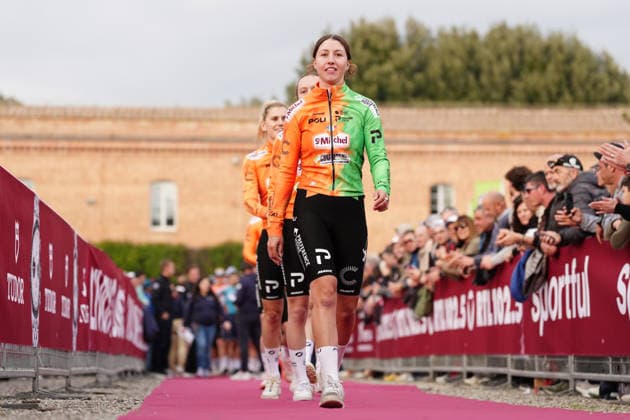 ST MICHEL - PREFERENCE HOME - AUBER 93 during the team presentation of the Strade Bianche e Strade Bianche Women cycling race in Siena - Tuscany - Italy - Friday, March 6 2026. - cycling  Copyright: xPaolone xLaPressex