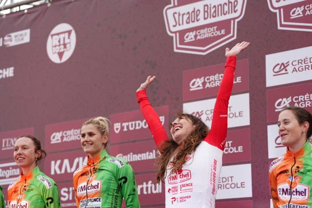 ST MICHEL - PREFERENCE HOME - AUBER 93 during the team presentation of the Strade Bianche e Strade Bianche Women cycling race in Siena - Tuscany - Italy - Friday, March 6 2026. - cycling  Copyright: xPaolone xLaPressex