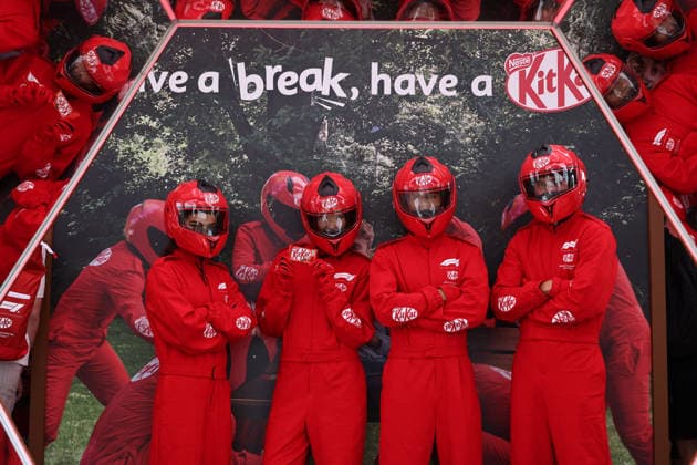 MELBOURNE, AUSTRALIA - MARCH 6: Kit Kat staff in sponsor zone during practice ahead of the F1 Grand Prix of Australia at Albert Park Circuit on March 6, 2026 in Melbourne, Australia.(Photo by Qian Jun Paddocker-SPP)  Copyright: xQianxJunx xPaddocker-SPPx Sportspressphoto_SPR103286